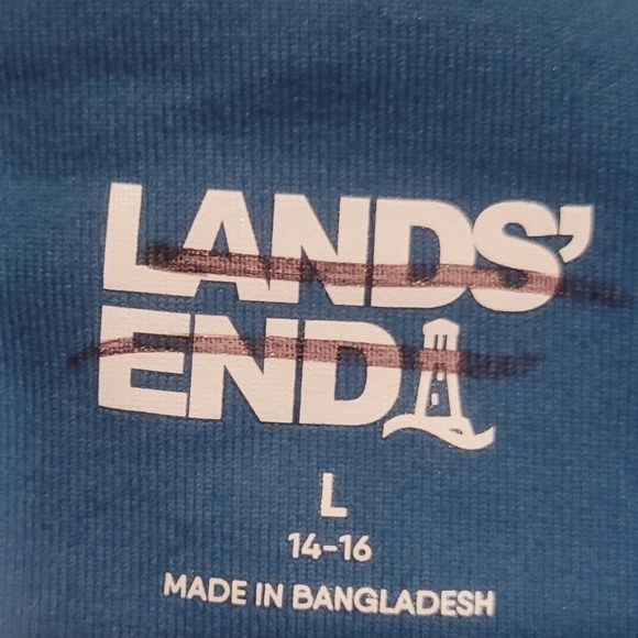 NEW! LANDS' END Plus Size High Rise Floral Straight Leg Active Pants 14/16. - Picture 6 of 9